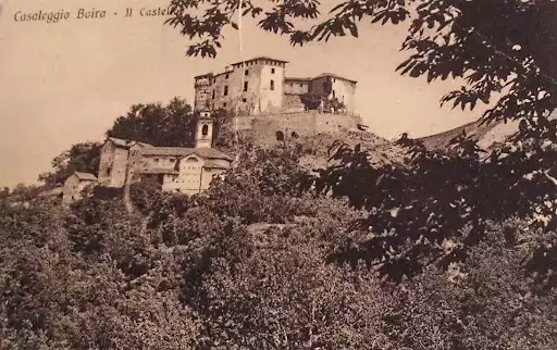 Cartolina storica del Castello